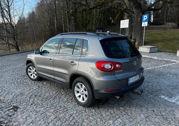 Volkswagen Tiguan cena 29300 przebieg: 293000, rok produkcji 2008 z Supraśl małe 79